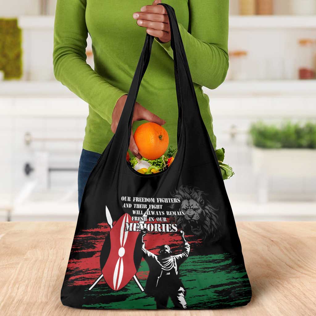 Happy Kenya Mashujaa Day Grocery Bag Honour Our Heroes, Heroines