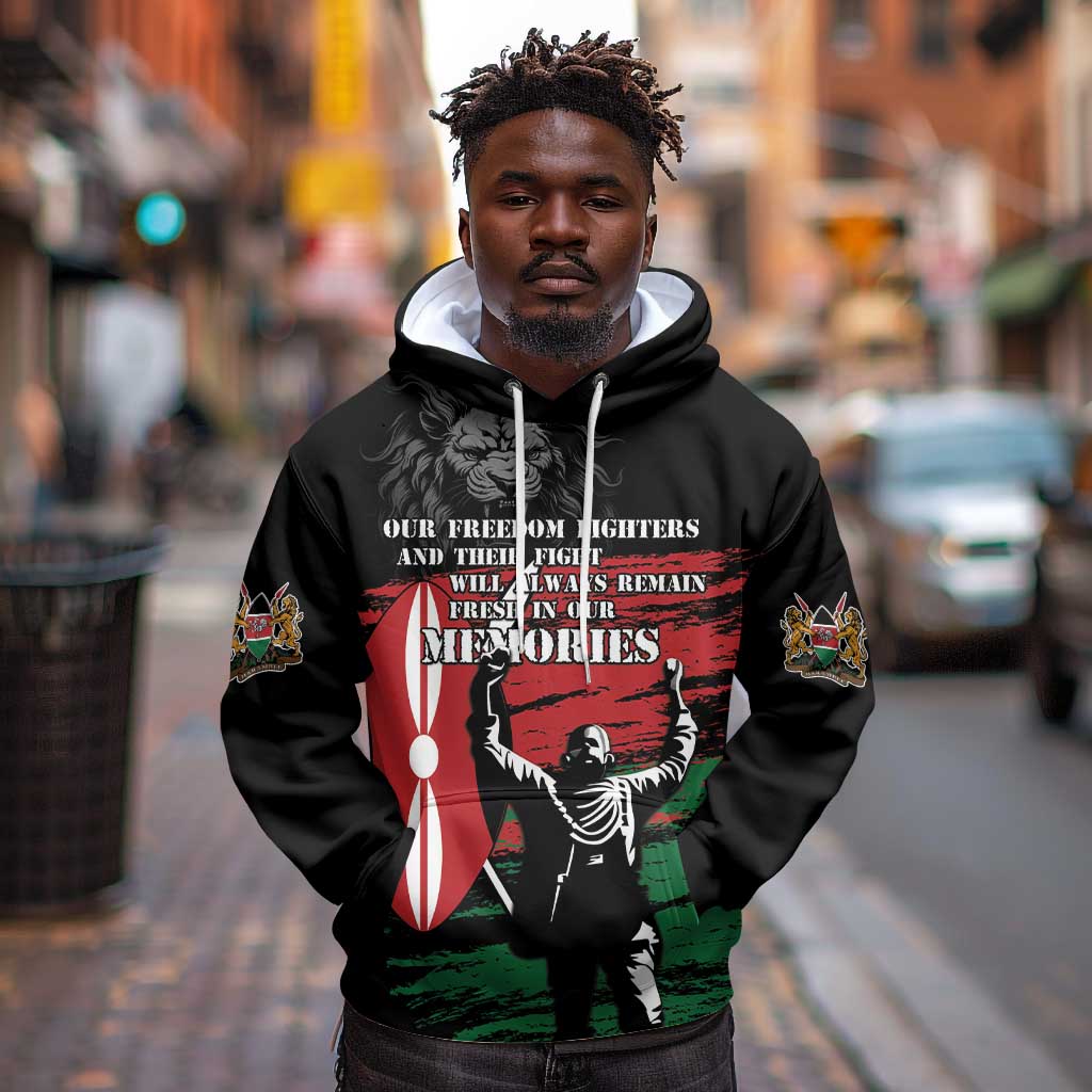 Happy Kenya Mashujaa Day Hoodie Honour Our Heroes, Heroines