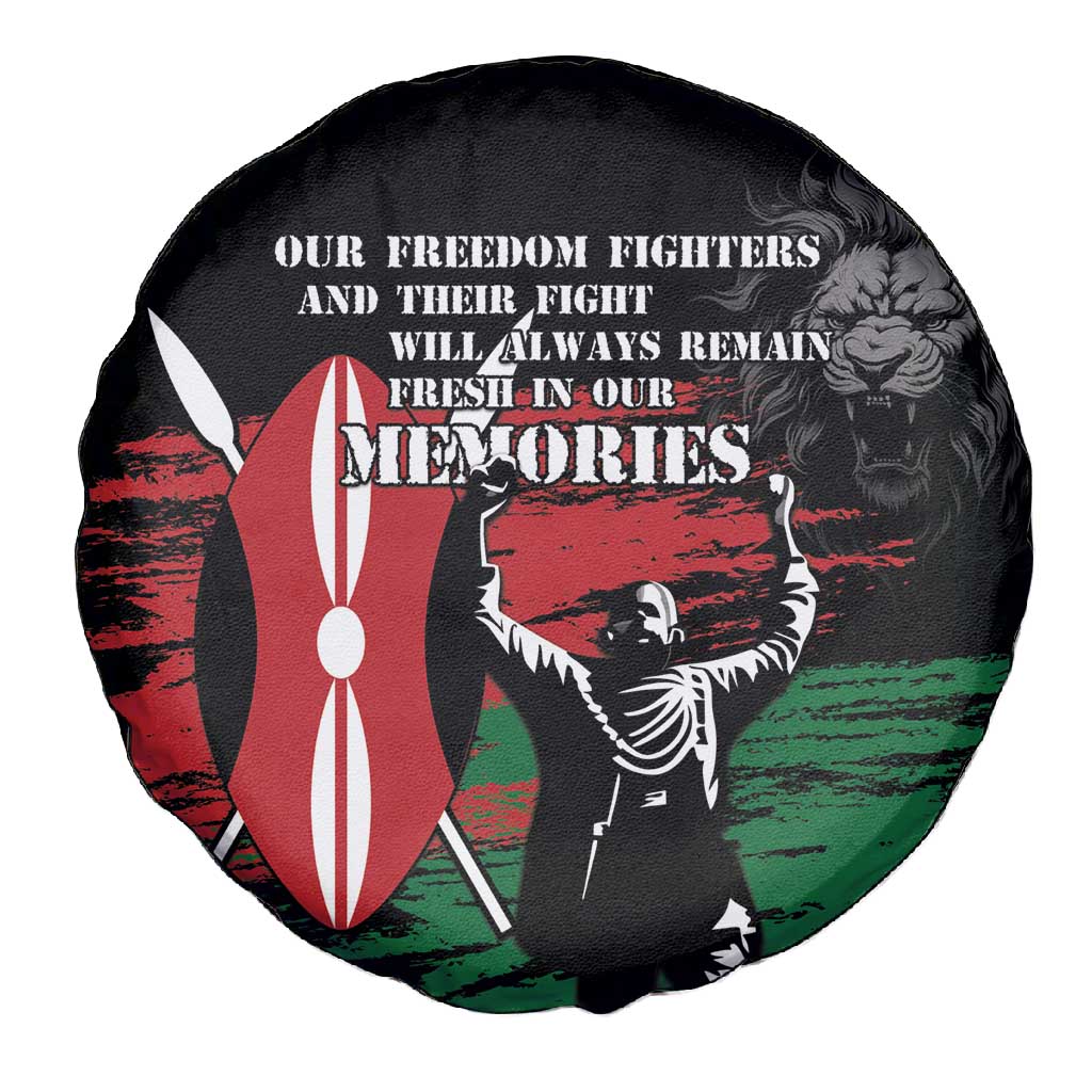 Happy Kenya Mashujaa Day Spare Tire Cover Honour Our Heroes, Heroines
