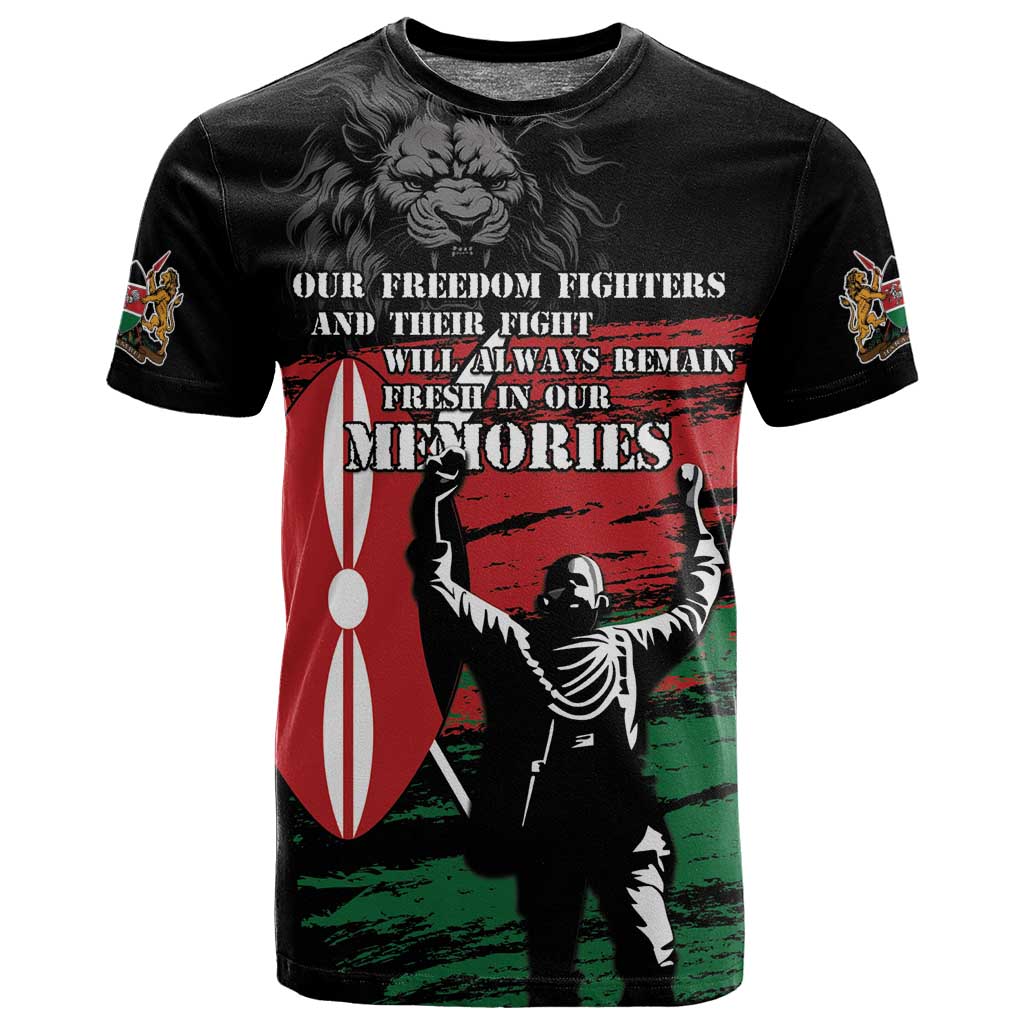 Happy Kenya Mashujaa Day T shirt Honour Our Heroes, Heroines
