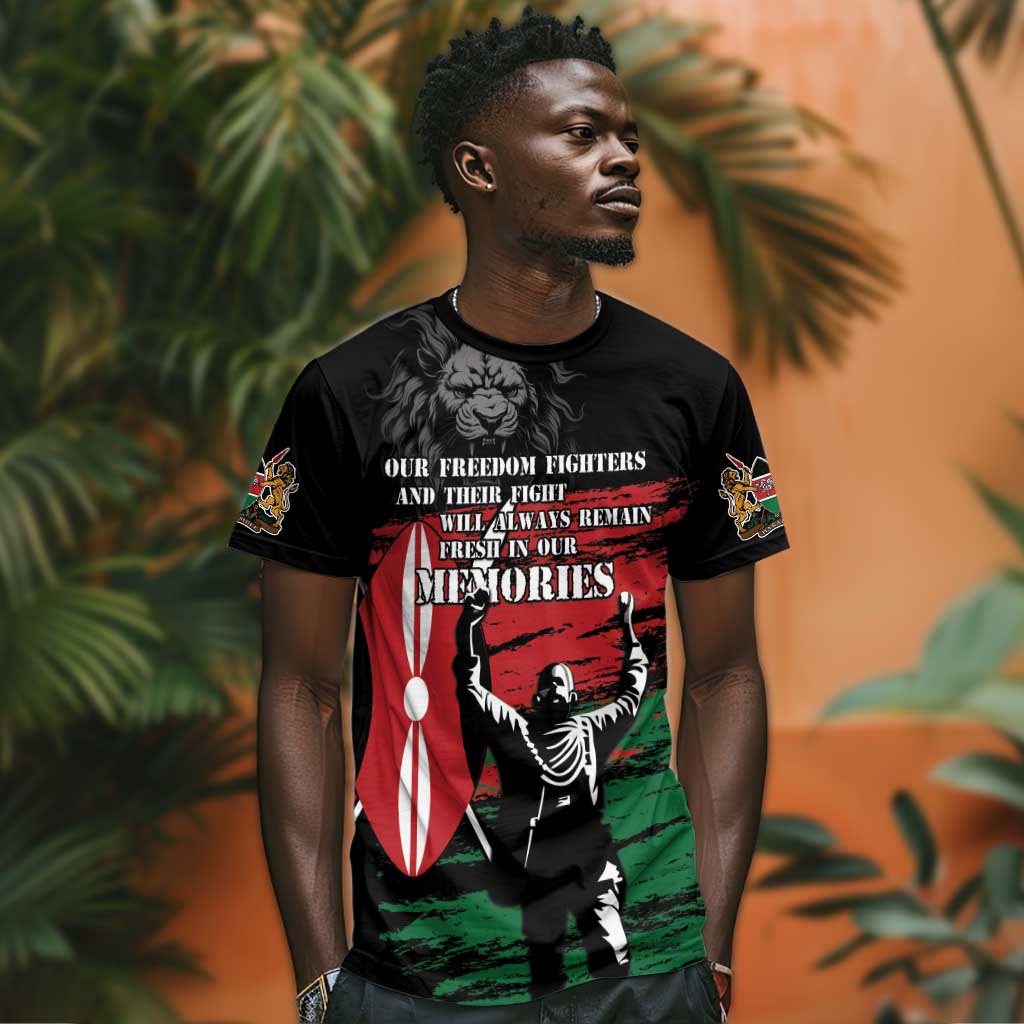 Happy Kenya Mashujaa Day T shirt Honour Our Heroes, Heroines