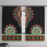 Libya Barbary Lion Window Curtain Dashiki Simple Style