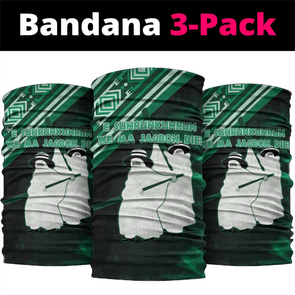 Nigeria Yoruba Festival Neck Gaiter Eko Spirit Eyo Masquerade LT05