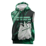 Nigeria Yoruba Festival Sleeveless Hoodie Eko Spirit Eyo Masquerade - African Pride