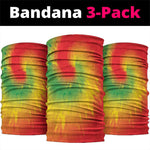 Juneteenth Freedom Day Neck Gaiter Reggae Tie Dye Style - African Pride