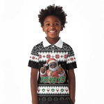 South Africa Christmas Kid Polo Shirt Hip Hop Santa Claus