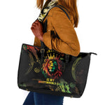 Juneteenth Is My Independence Day Leather Tote Bag