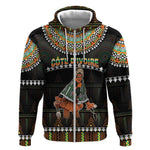 Ivory Coast Festival Of Masks Zip Hoodie Traditional Zaouli Dance