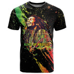 Afro Legend Bob T shirt One Love Heart Destiny