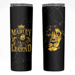 Reggae King Marley Skinny Tumbler Gold Lion