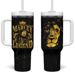 Reggae King Marley Tumbler With Handle Gold Lion