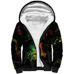 Reggae King Buffalo Soldier Sherpa Hoodie Honoring The Legend