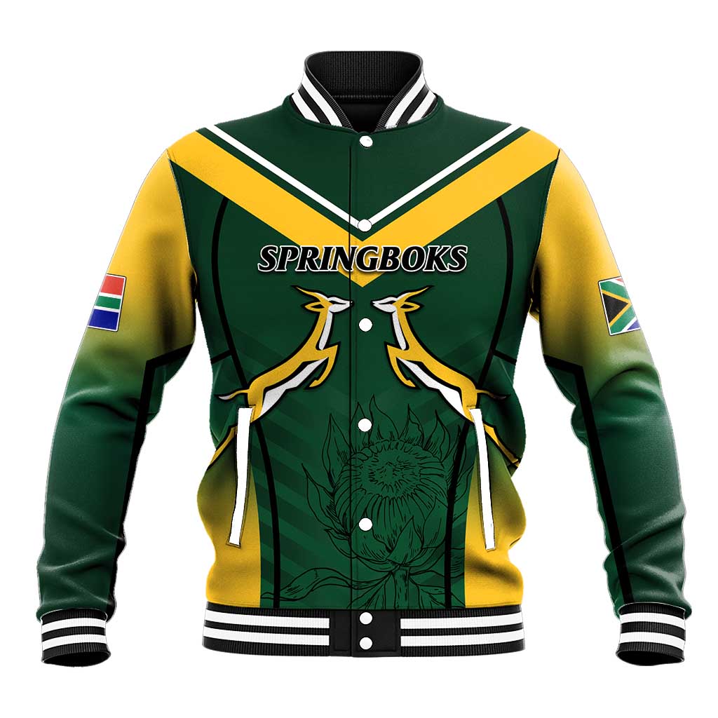 South Africa Rugby Baseball Jacket Bokke Champions LT7