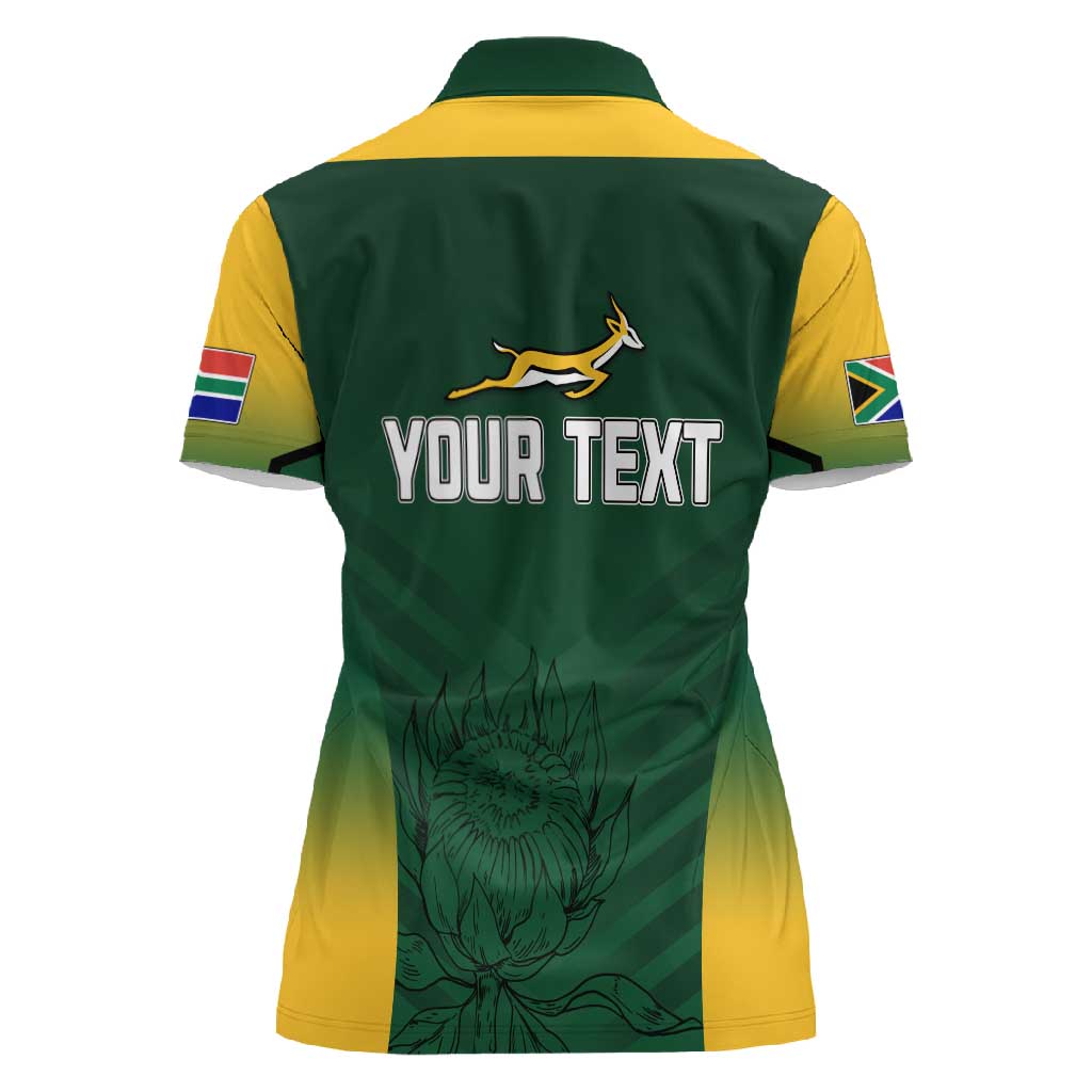 South Africa Rugby Women Polo Shirt Bokke Champions