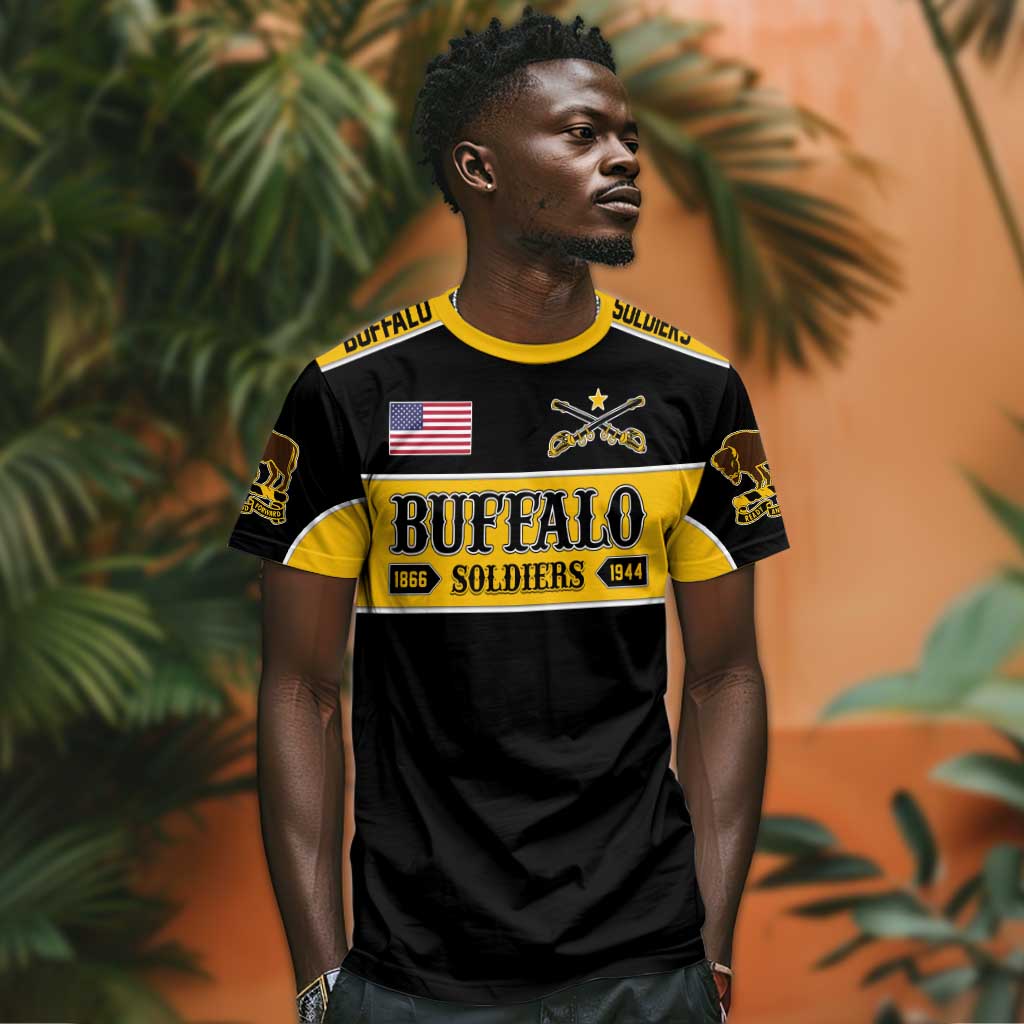 Personalised Buffalo Soldiers T shirt History of Heroes