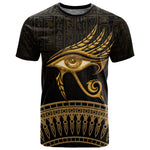 Ancient Egypt Gold Intricate T shirt Eye of Horus