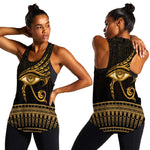Ancient Egypt Gold Intricate Women Racerback Tank Eye of Horus