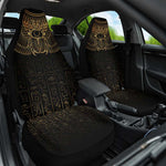 Ancient Egypt Car Seat Cover Black Gold Scarab