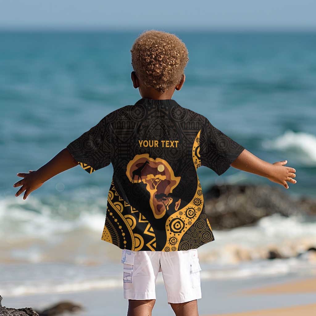 Africa Day Personalized Kid Hawaiian Shirt Ethnic Retro Style