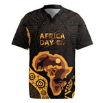 Africa Day Personalized Rugby Jersey Ethnic Retro Style