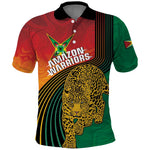 Personalized Afro Guyana Cricket Amazon Warriors Polo Shirt Fierce Jaguars - African Pride
