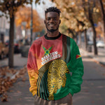 Personalized Afro Guyana Cricket Amazon Warriors Sweatshirt Fierce Jaguars - African Pride