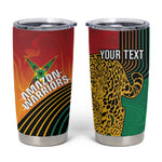 Personalized Afro Guyana Cricket Amazon Warriors Tumbler Cup Fierce Jaguars - African Pride