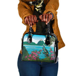 Afro-Saint Lucians Shoulder Handbag Pitons Landscape