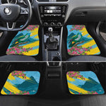 Saint Lucia Afro Car Mats Tropical Vibes