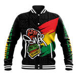 Juneteenth Baseball Jacket Power To The People LT7