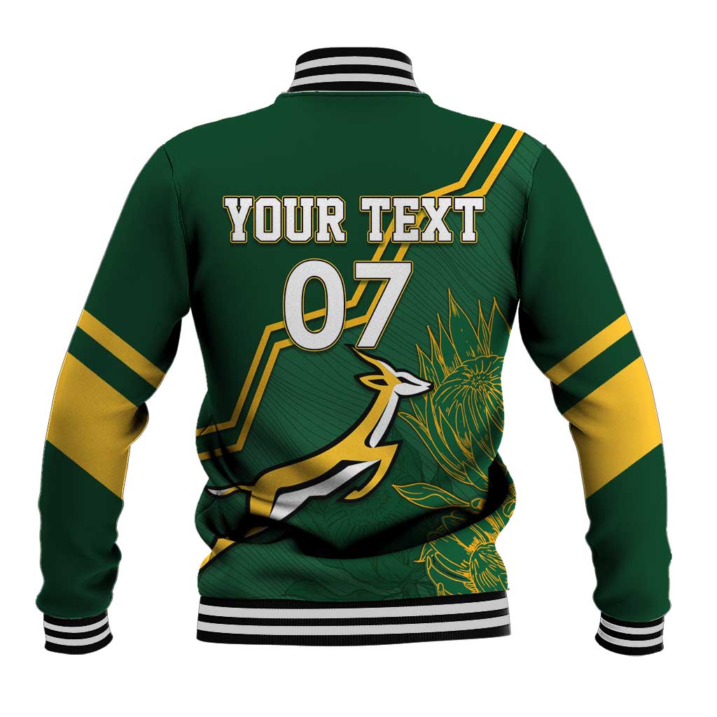 South Africa Rugby Baseball Jacket Champions GO Bokke LT7