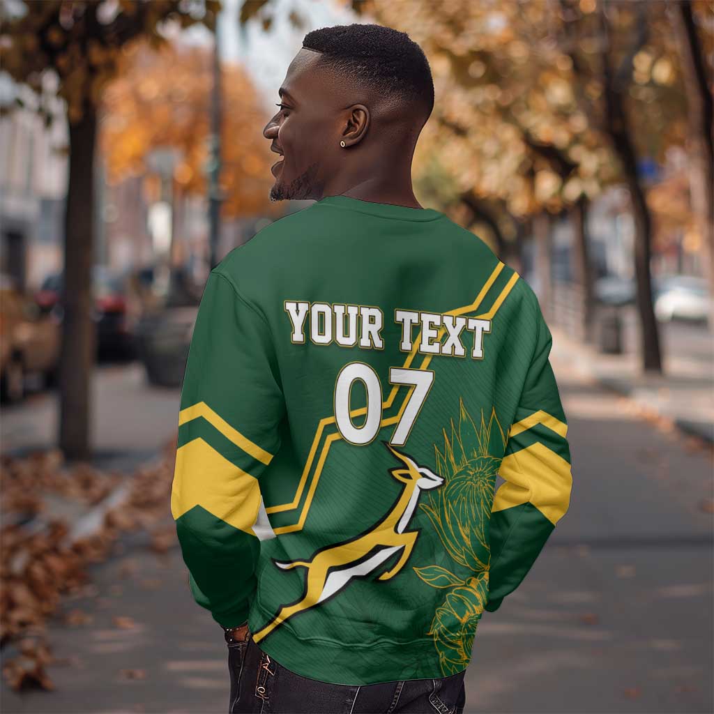 South Africa Rugby Sweatshirt Champions GO Bokke