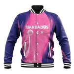Afro-Barbadians Cricket Custom Baseball Jacket Royal Champions - Tropical Vibes - African Pride