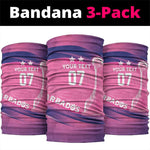 Afro-Barbadians Cricket Custom Neck Gaiter Royal Champions - Tropical Vibes - African Pride