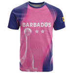 Afro-Barbadians Cricket Custom T shirt Royal Champions - Tropical Vibes - African Pride