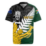 Personalised New Zealand Vs South Africa Rugby Rugby Jersey Rivals - Tribal Style
