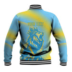 Saint Lucia Cricket Personalized Baseball Jacket The Roaring King - African Pride