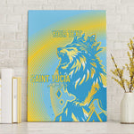 Saint Lucia Cricket Personalized Canvas Wall Art The Roaring King - African Pride