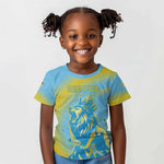 Saint Lucia Cricket Personalized Kid T shirt The Roaring King - African Pride