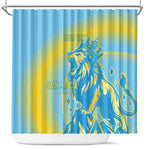 Saint Lucia Cricket Personalized Shower Curtain The Roaring King - African Pride
