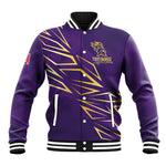 Afro-Trinbago Cricket Custom Baseball Jacket TKR Quadruple Champion - African Pride