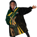 South Africa Bokke Personalised KId Wearable Blanket Hoodie Mascot Dynamic