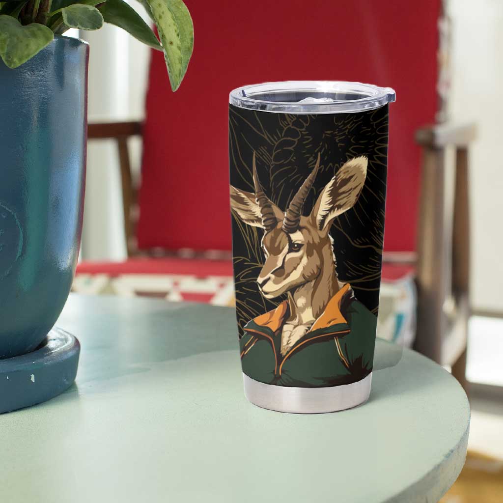 South Africa Bokke Personalised Tumbler Cup Mascot Dynamic
