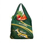 South Africa Rugby Personalized Bokke Grocery Bag Springboks - Stronger Together - African Pride