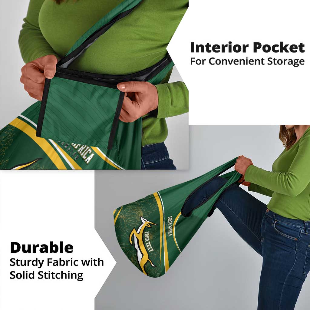 South Africa Rugby Personalized Bokke Grocery Bag Springboks - Stronger Together - African Pride