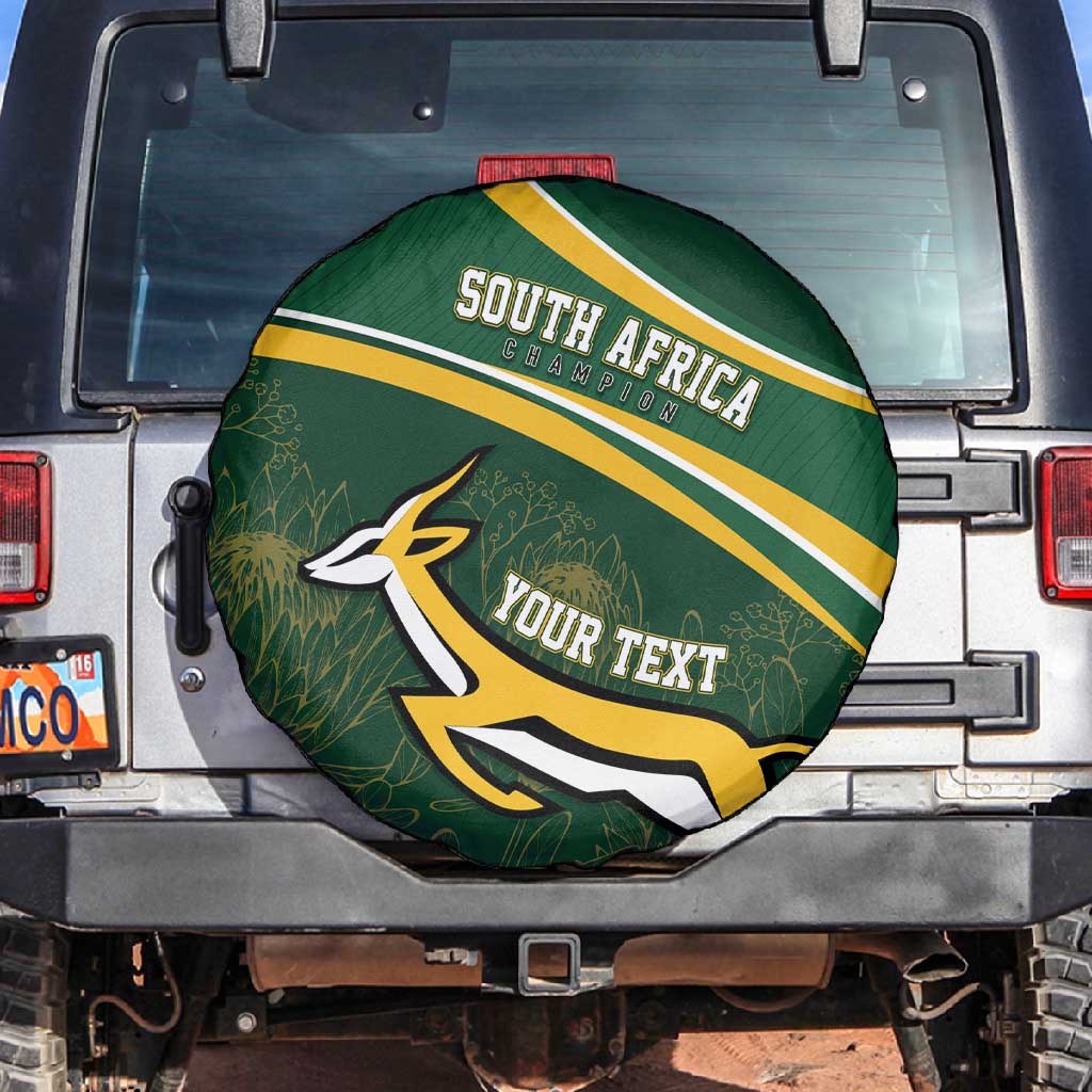 South Africa Rugby Personalized Bokke Spare Tire Cover Springboks - Stronger Together - African Pride