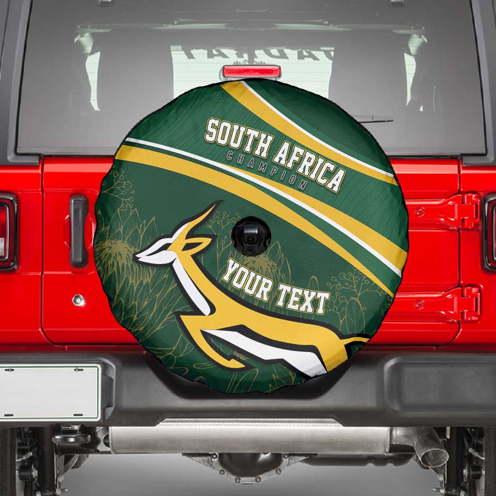 South Africa Rugby Personalized Bokke Spare Tire Cover Springboks - Stronger Together - African Pride