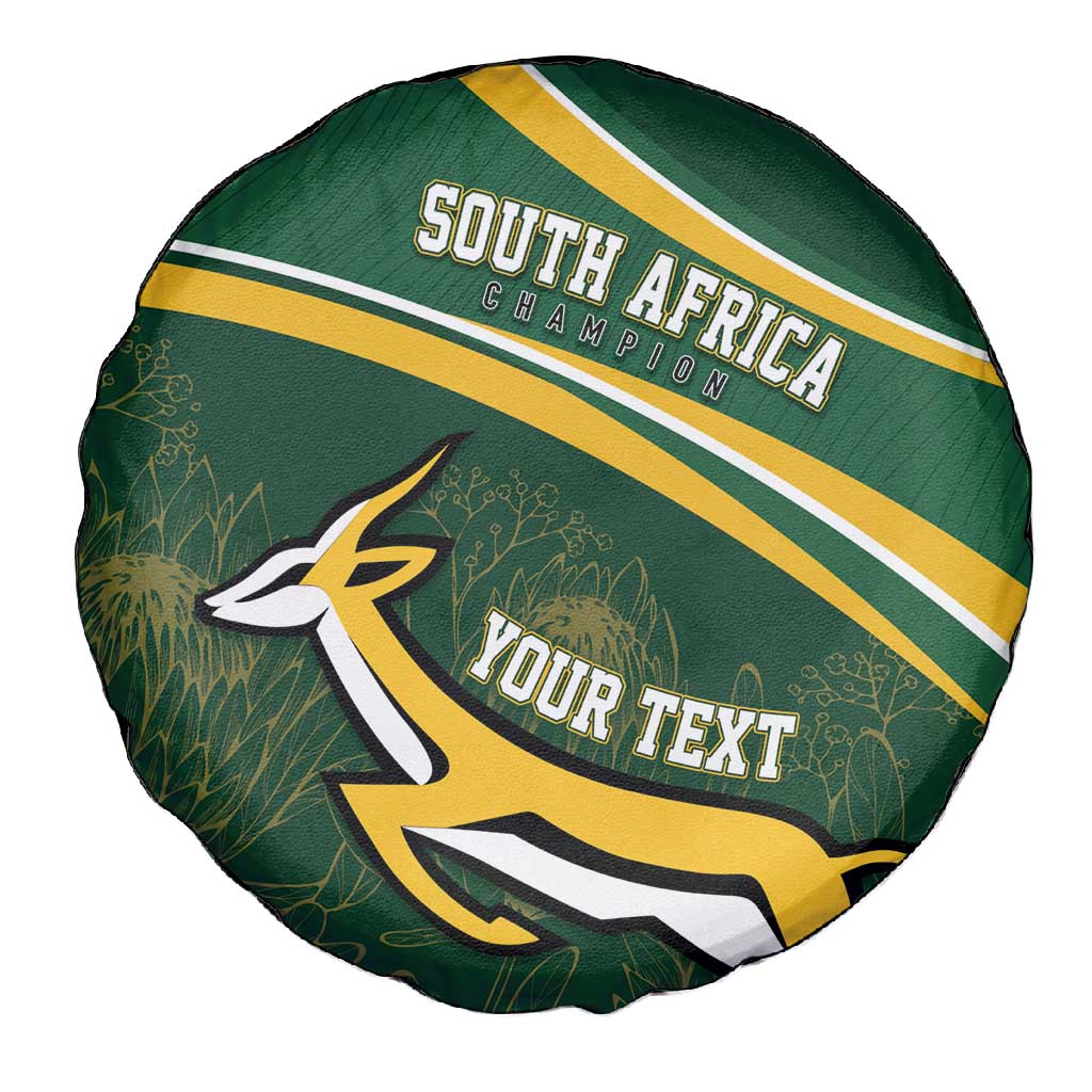 South Africa Rugby Personalized Bokke Spare Tire Cover Springboks - Stronger Together - African Pride