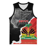 Personalized Haiti First Black Republic 1804 Basketball Jersey Ayiti Citadel Laferriere - African Pride