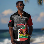 Personalized Haiti First Black Republic 1804 Hawaiian Shirt Ayiti Citadel Laferriere